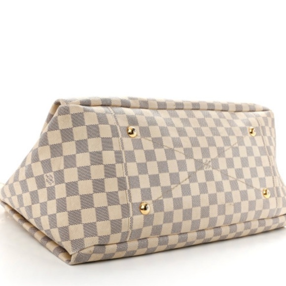 Louis Vuitton Damier Azur Artsy MM Shoulder Bag - Picture 3 of 12